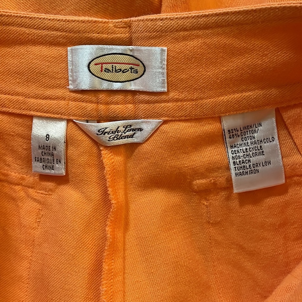 🧡Talbots- Linen Blend Shorts(Size 8)🧡 - Picture 3 of 3